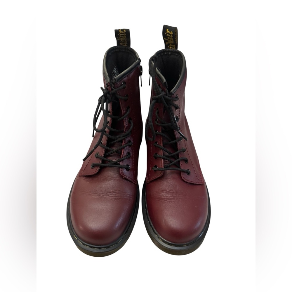 Dr Martens 1460 J Cherry Red Boots 5 Large 4 Medium - Picture 4 of 11